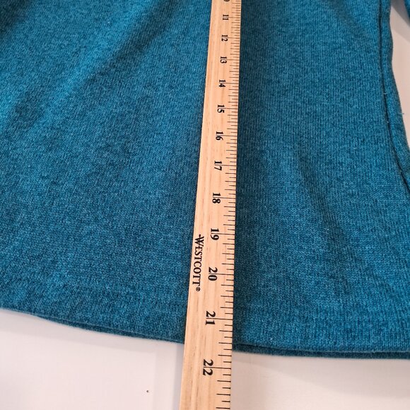 Merrell Fleece Sweater Button Neck Cable Knit - Picture 8 of 11